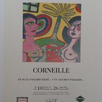 Affiche de l'exposition Corneille à la Galerie St-Jacque (Bruxelles) du 10 février au 26 mars 2000